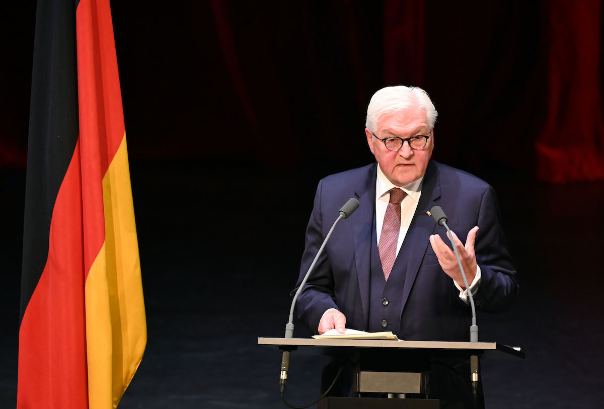 Foto: Frank-Walter Steinmeier hält eine Rede