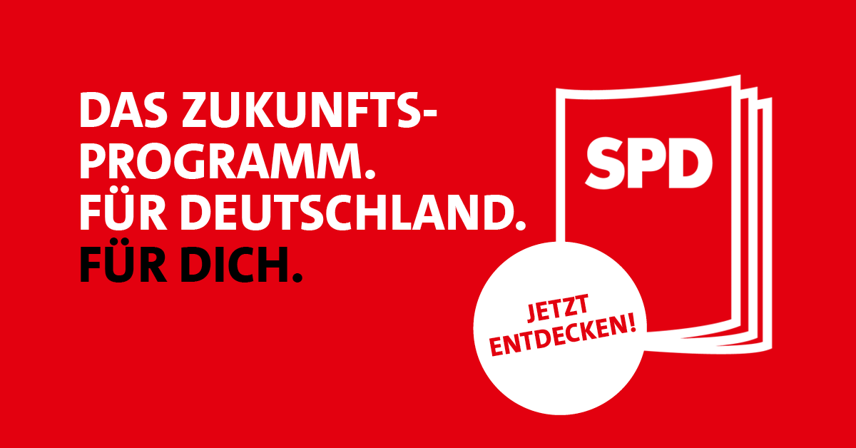 SPD.de Zukunftsprogramm zur Bundestagswahl