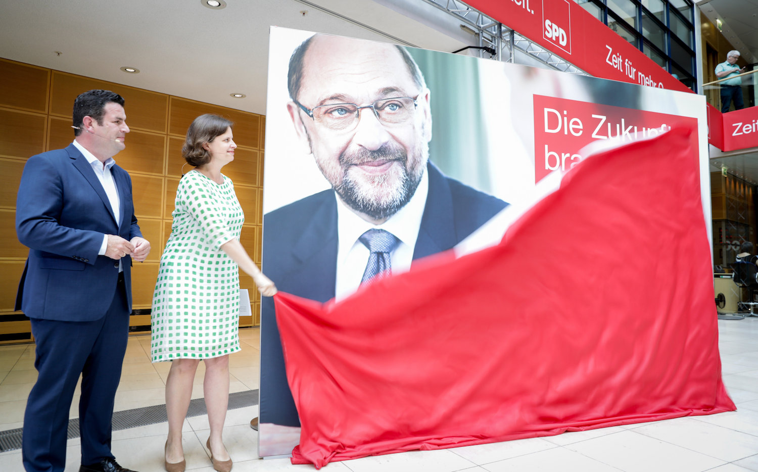 Foto: Hubertus Heil stellt die Kampagne zur Bundestagswahl vor