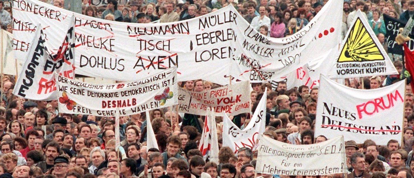 Foto: Demonstration am 4. November 1989 in Ost-Berlin