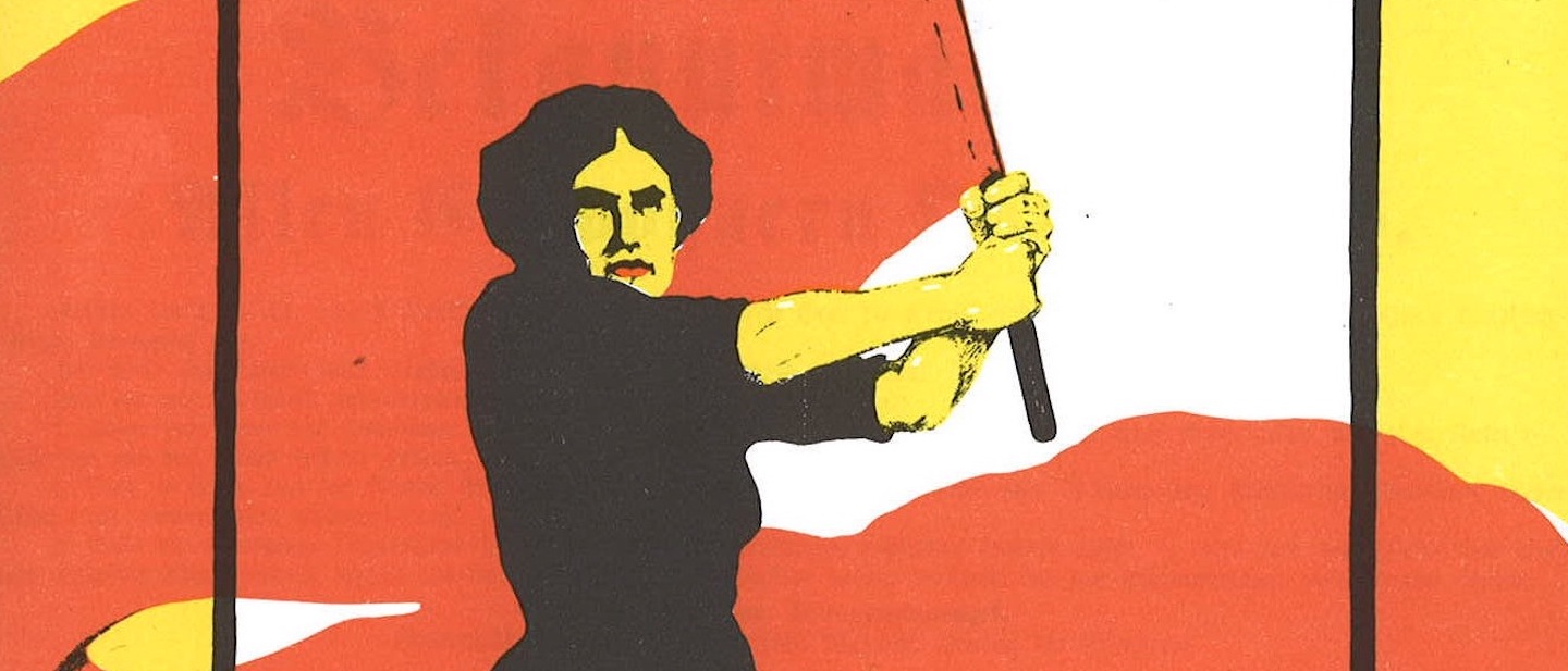 Karl Maria Stadler Ausschnitt eines Plakats der Frauenbewegung zum Frauentag 8. März 1914.