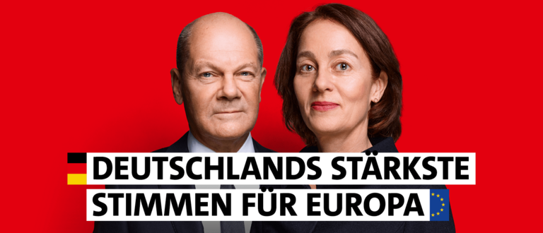 Banner: Deutschlands stärkste Stimme für Europa: De!ne